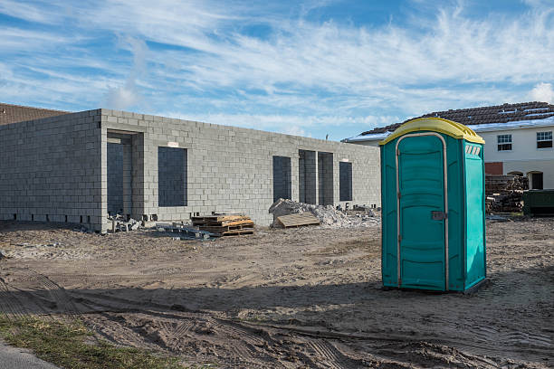 Porta potty delivery and setup in New London, OH